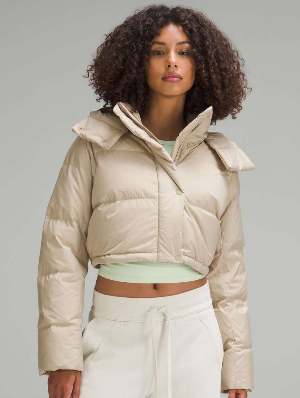 NWOT Lululemon Wunder Puff Super-Cropped Jacket In Color Trench Size: 2